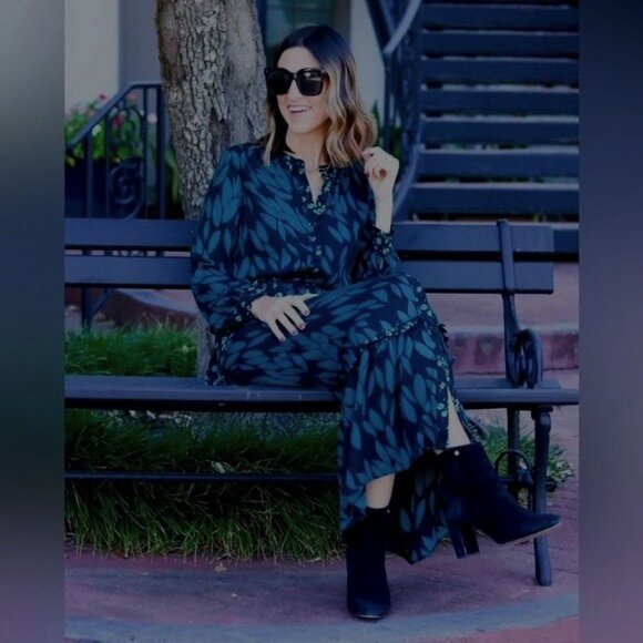 Cabi Autumn Belted Button Up Maxi Dress - Picture 8 of 10